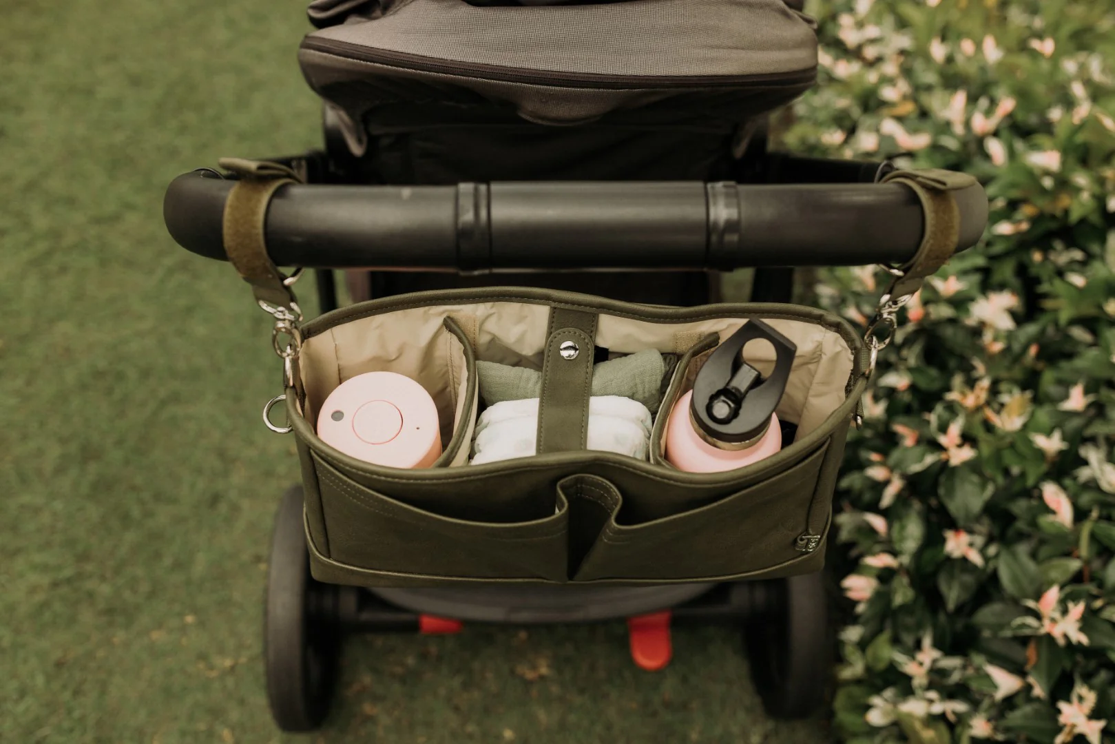 Stroller Organiser - Olive - Image 7