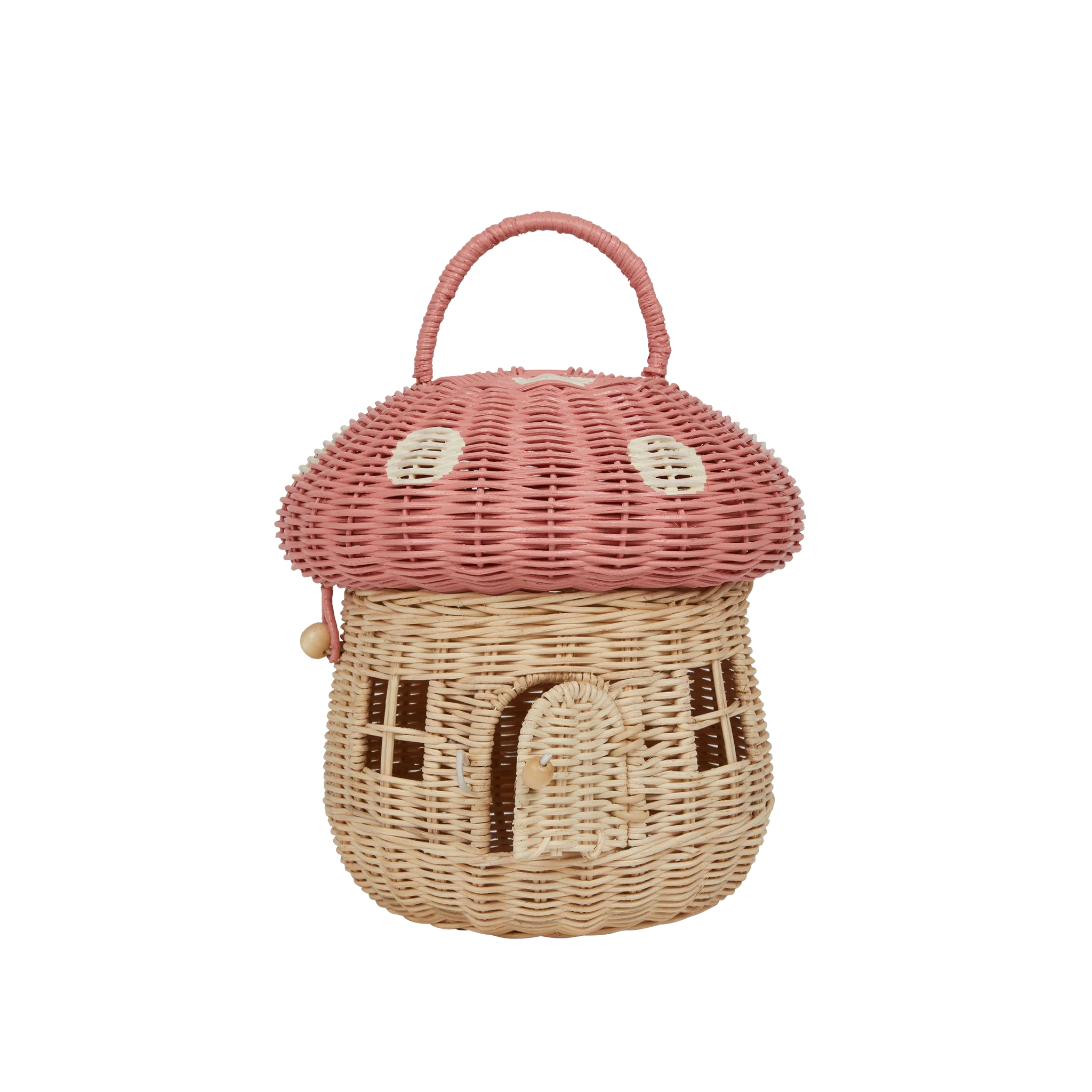 Rattan Mushroom Basket - Musk - Image 4