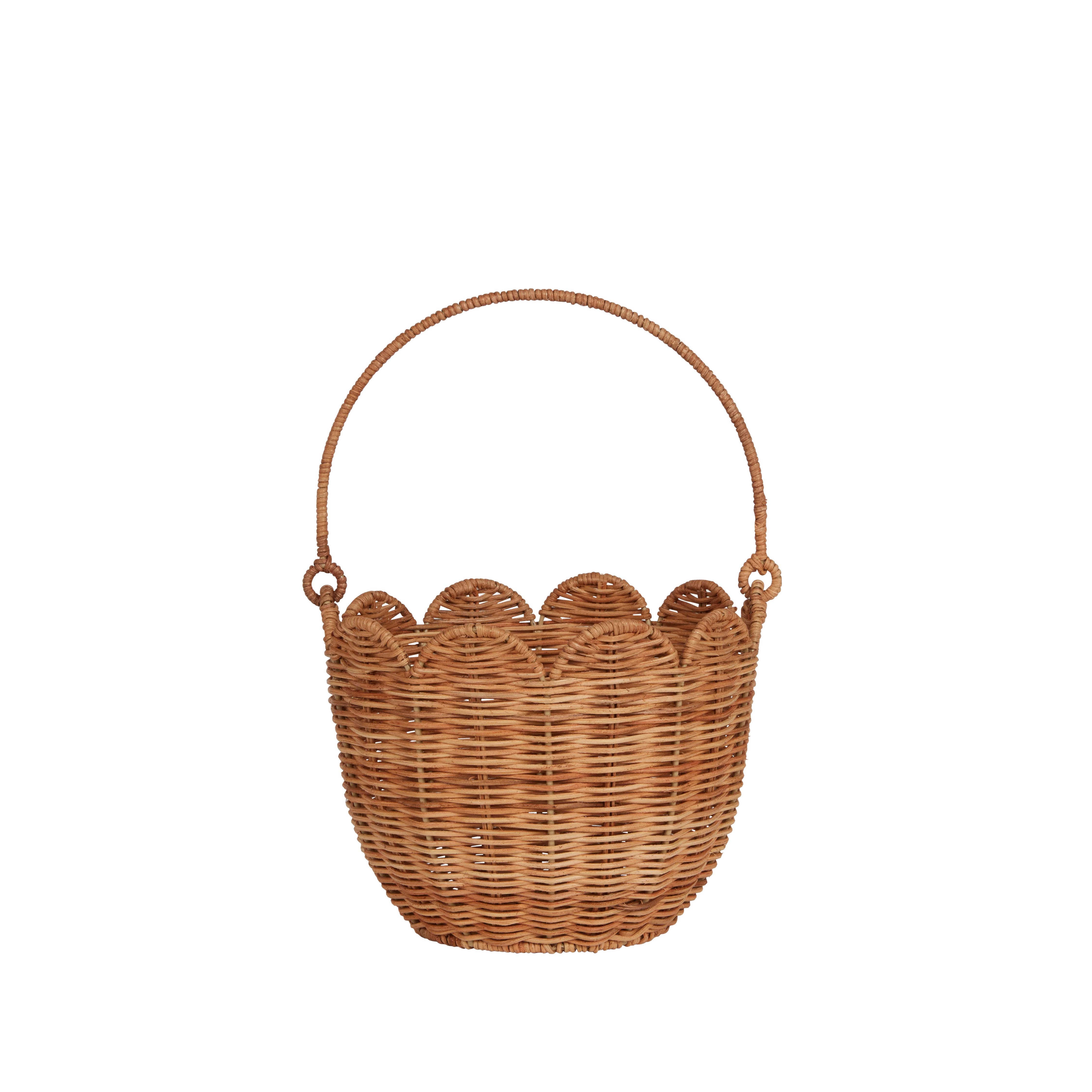 Rattan Tulip Carry Basket - Natural - Image 5