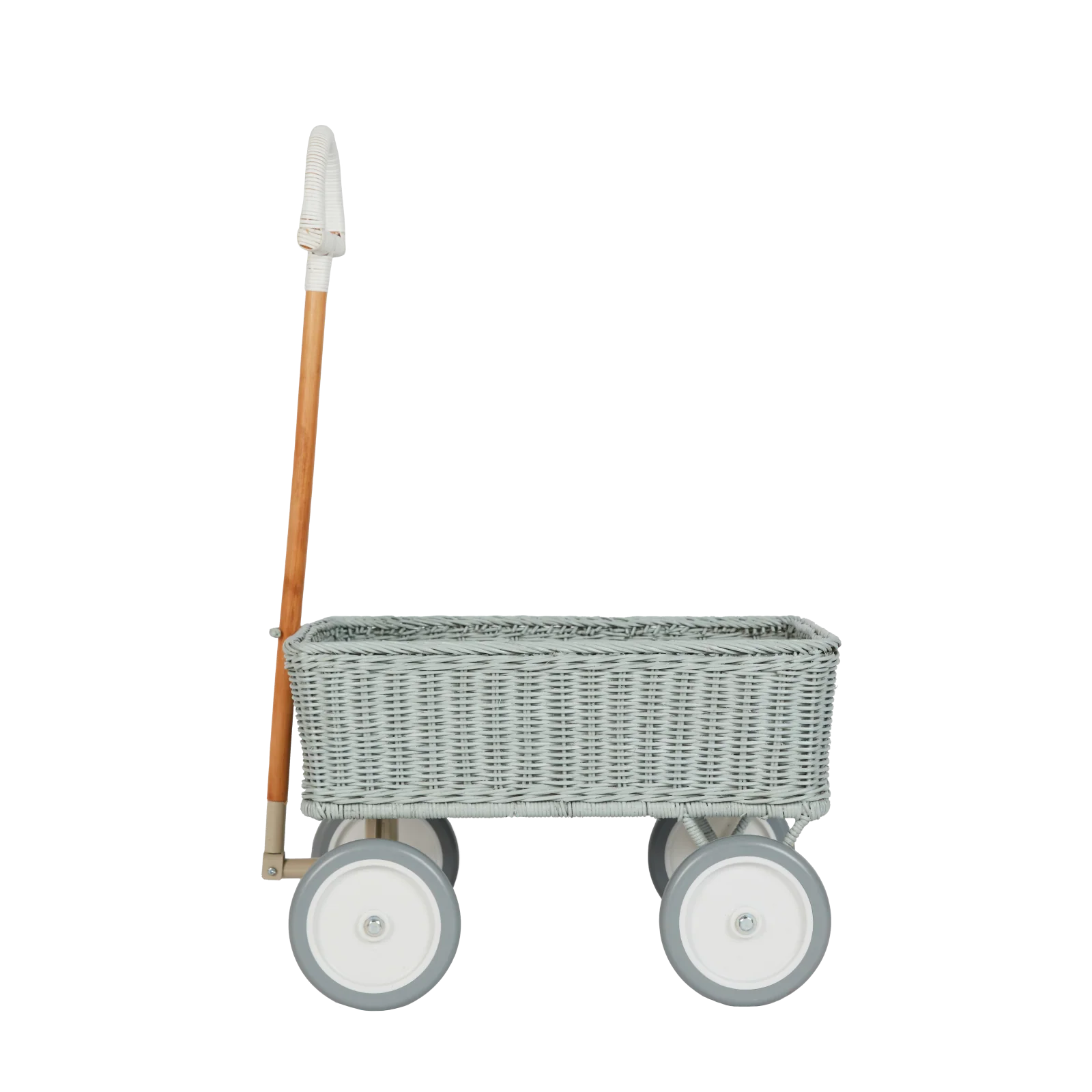 Rattan Wonder Wagon - Vintage Blue - Image 3