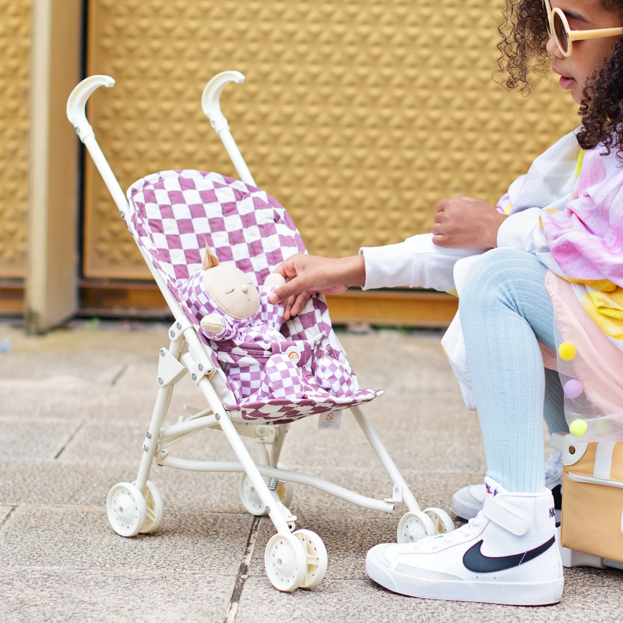 Sollie Stroller - Plum Check - Image 2