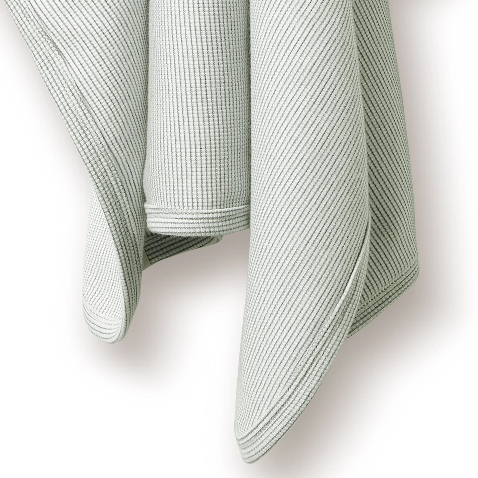 Organic Stripe Rib Bunny Rug Fern - Image 3