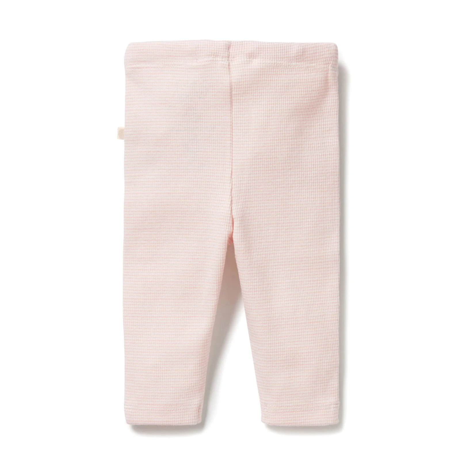 Organic Stripe Rib Legging Cantaloupe - Image 3