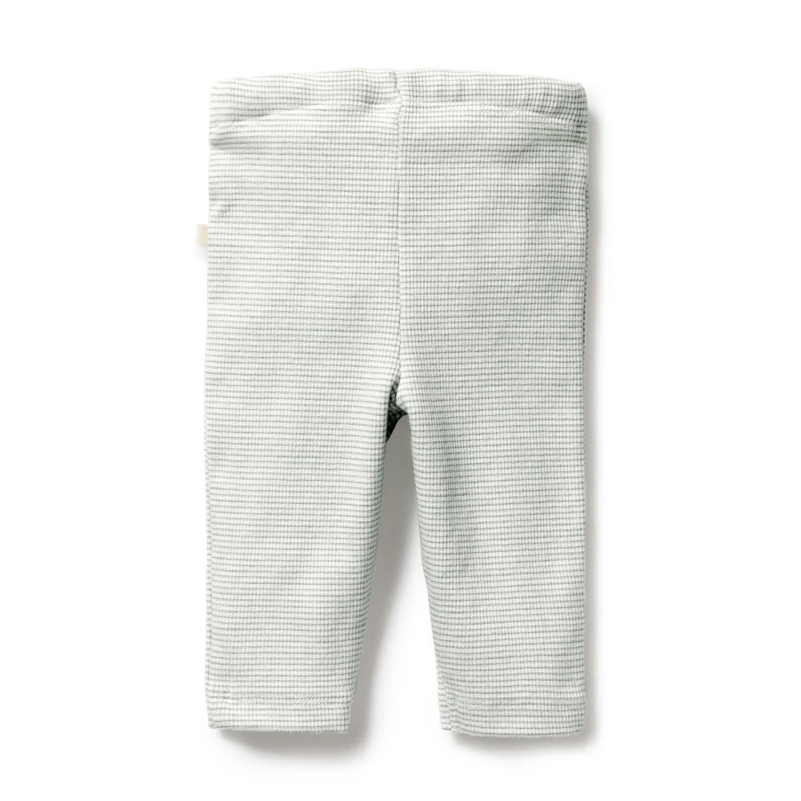 Organic Stripe Rib Legging Fern - Image 3