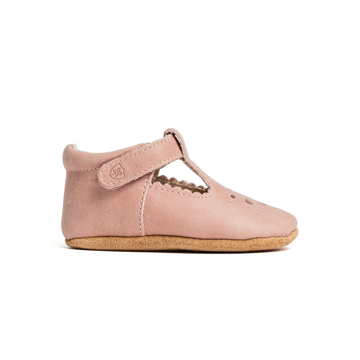 Leather Baby Morgan Shoes - Blush - Image 3