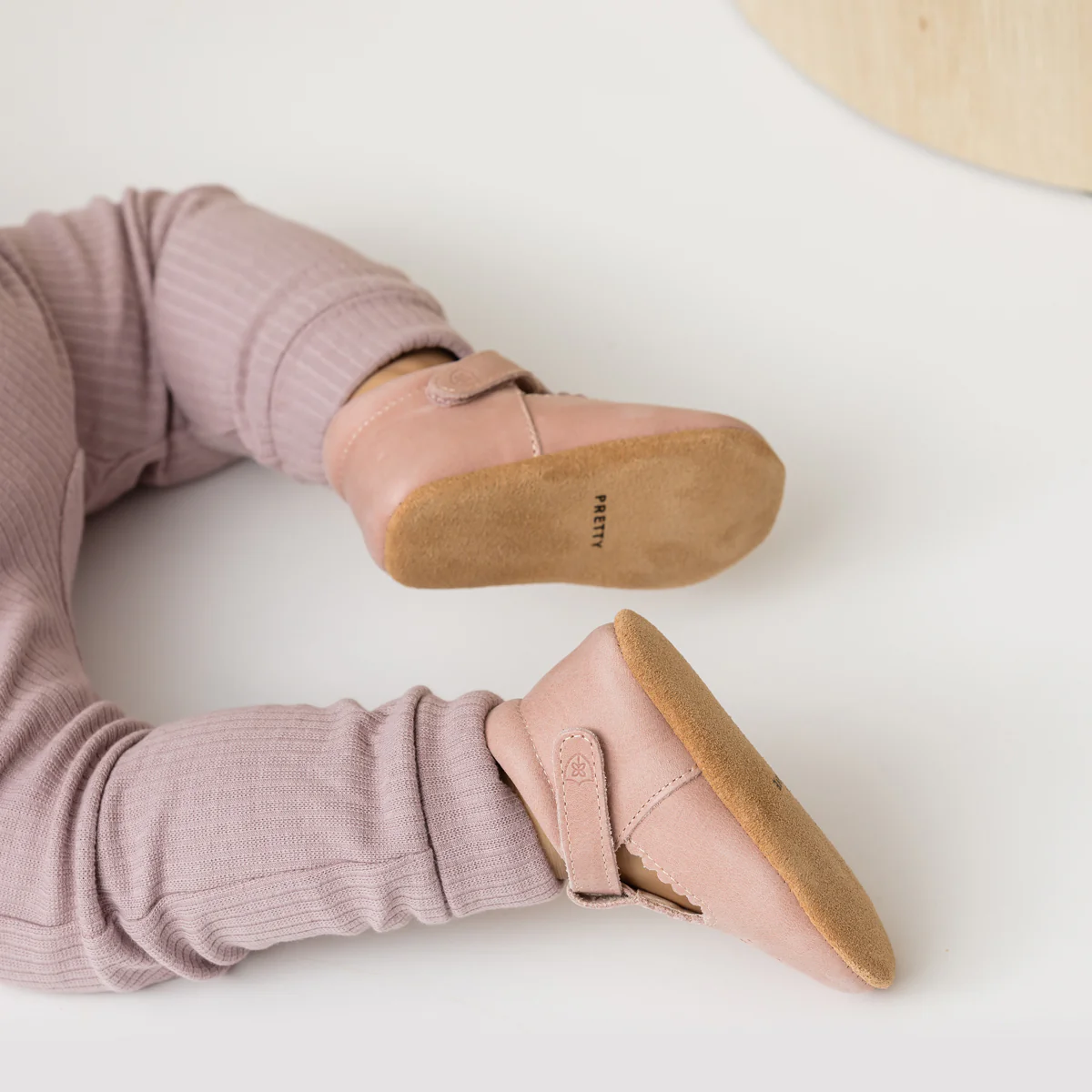 Leather Baby Morgan Shoes - Blush - Image 7