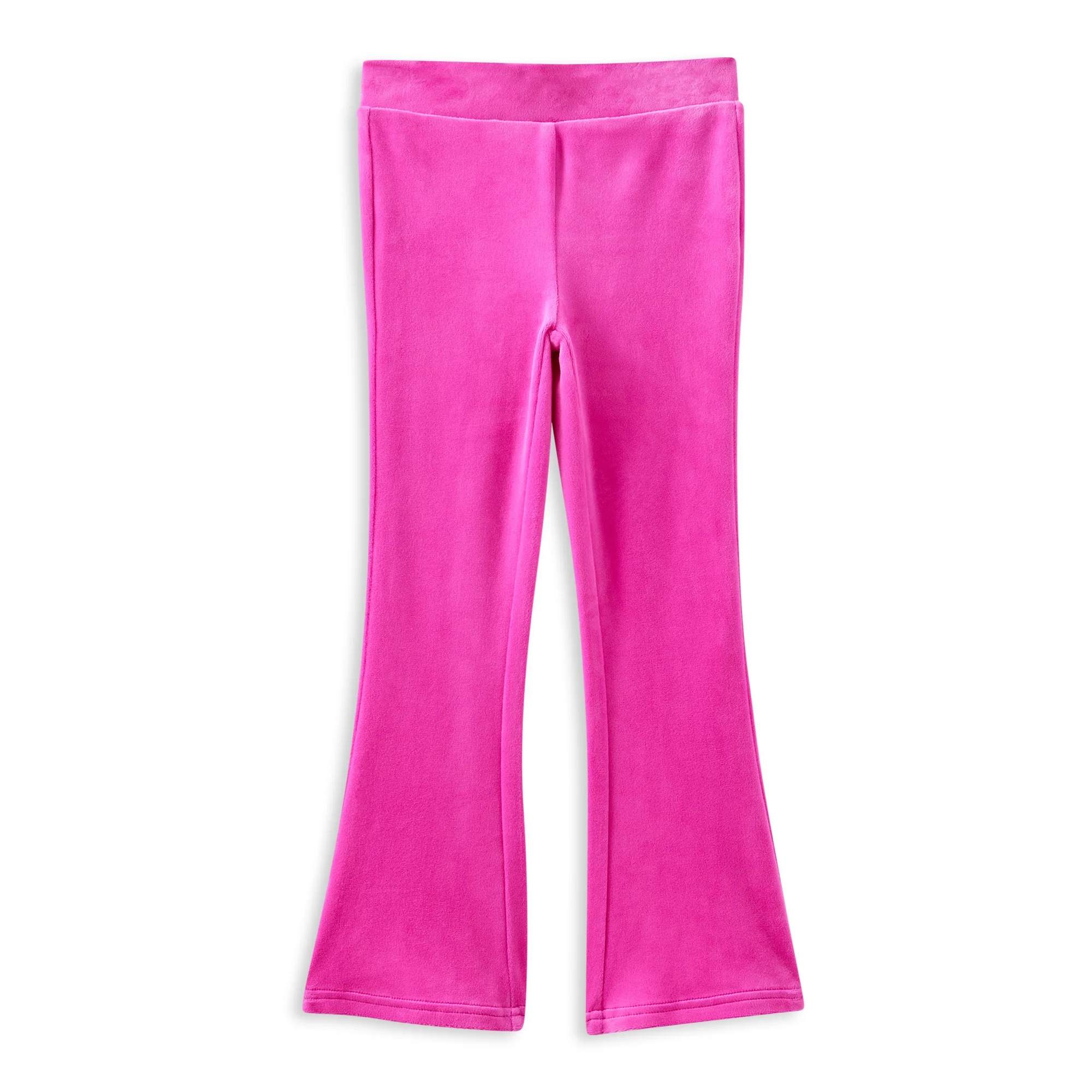 Pink Lemonade Velour Flares