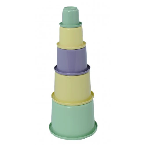 Plasto "I'm Green" Stacking Cups and Play Pots - Image 2