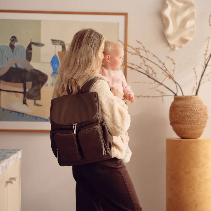 Signature Backpack - Chocolate Nylon - Image 2