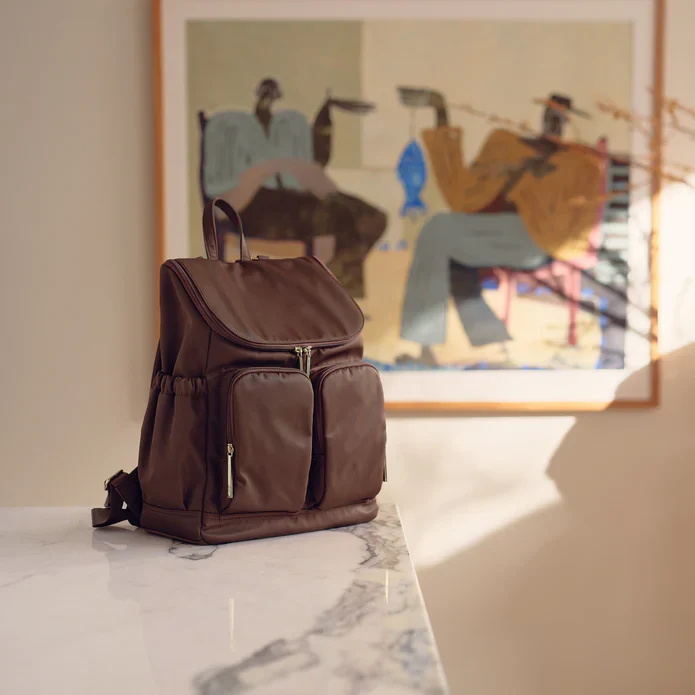 Signature Backpack - Chocolate Nylon - Image 3