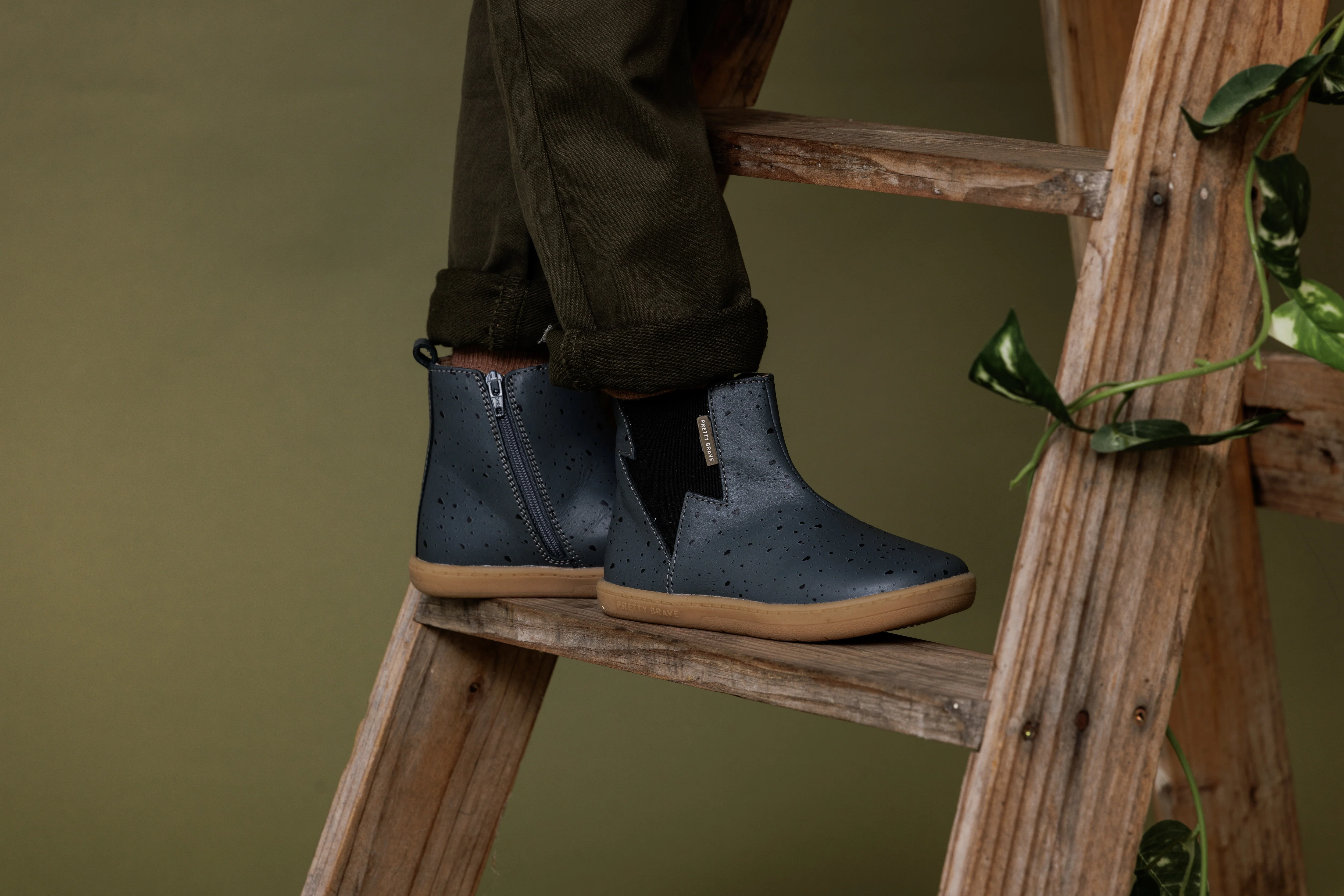 Pretty Brave Electric Boot - Indigo Speckle - Image 6