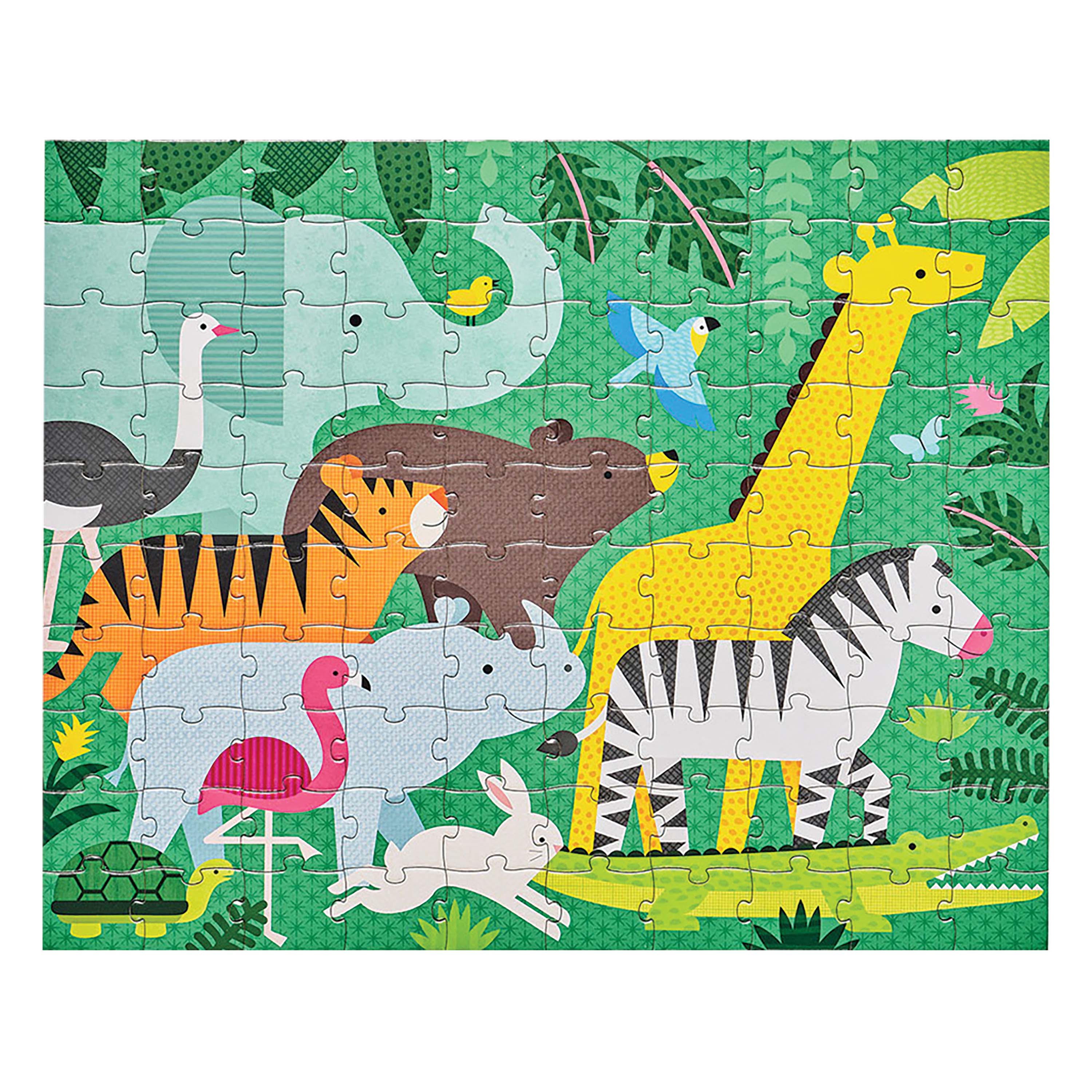 Two-Sided On-The-Go Puzzle - Animal Menagerie - Image 4