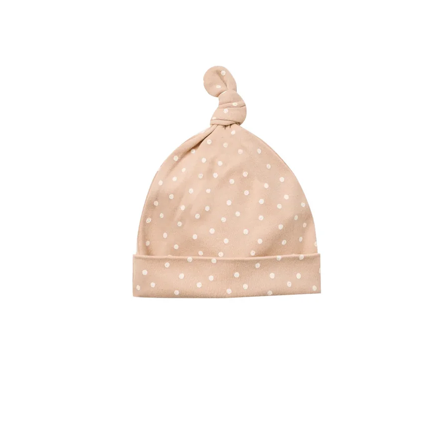 Quincy Mae Knotted Baby Hat - Dots