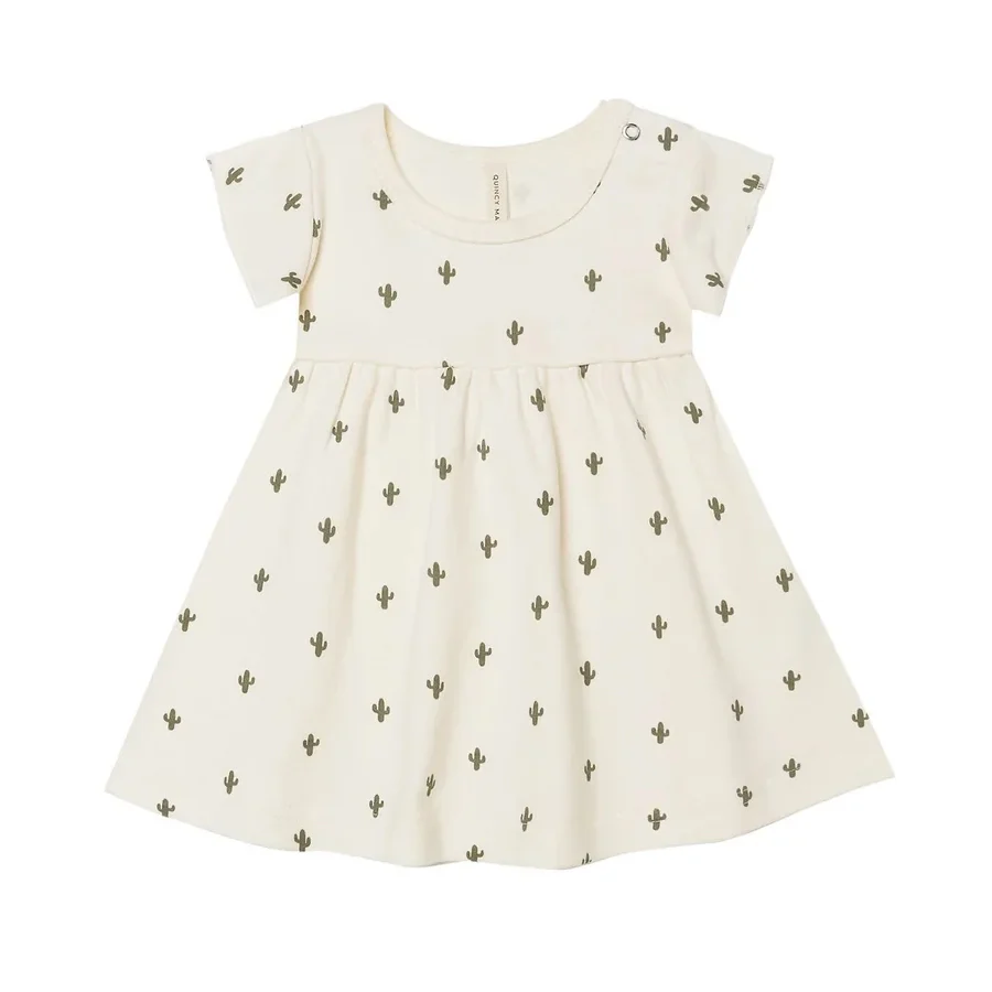 Quincy Mae Jersey Shortsleeve Dress - Cactus