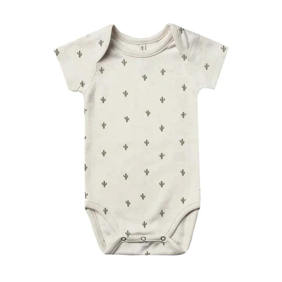 Quincy Mae Shortsleeve Bodysuit - Cactus