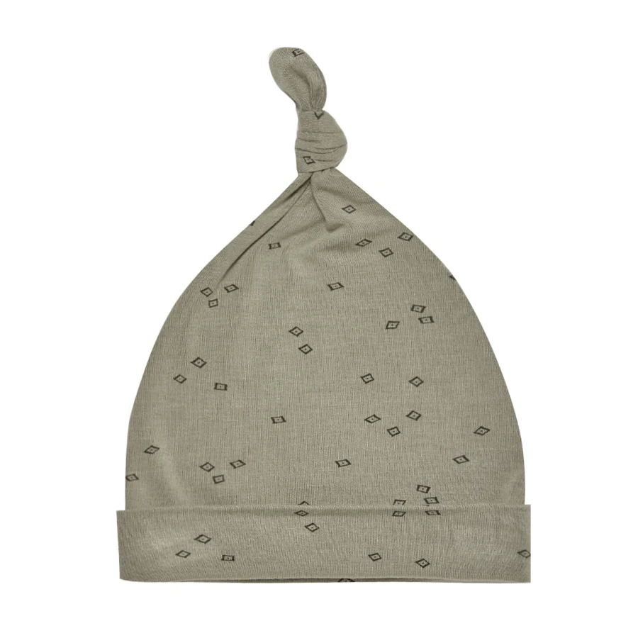 Quincy Mae Bamboo Knotted Baby Hat - Geo