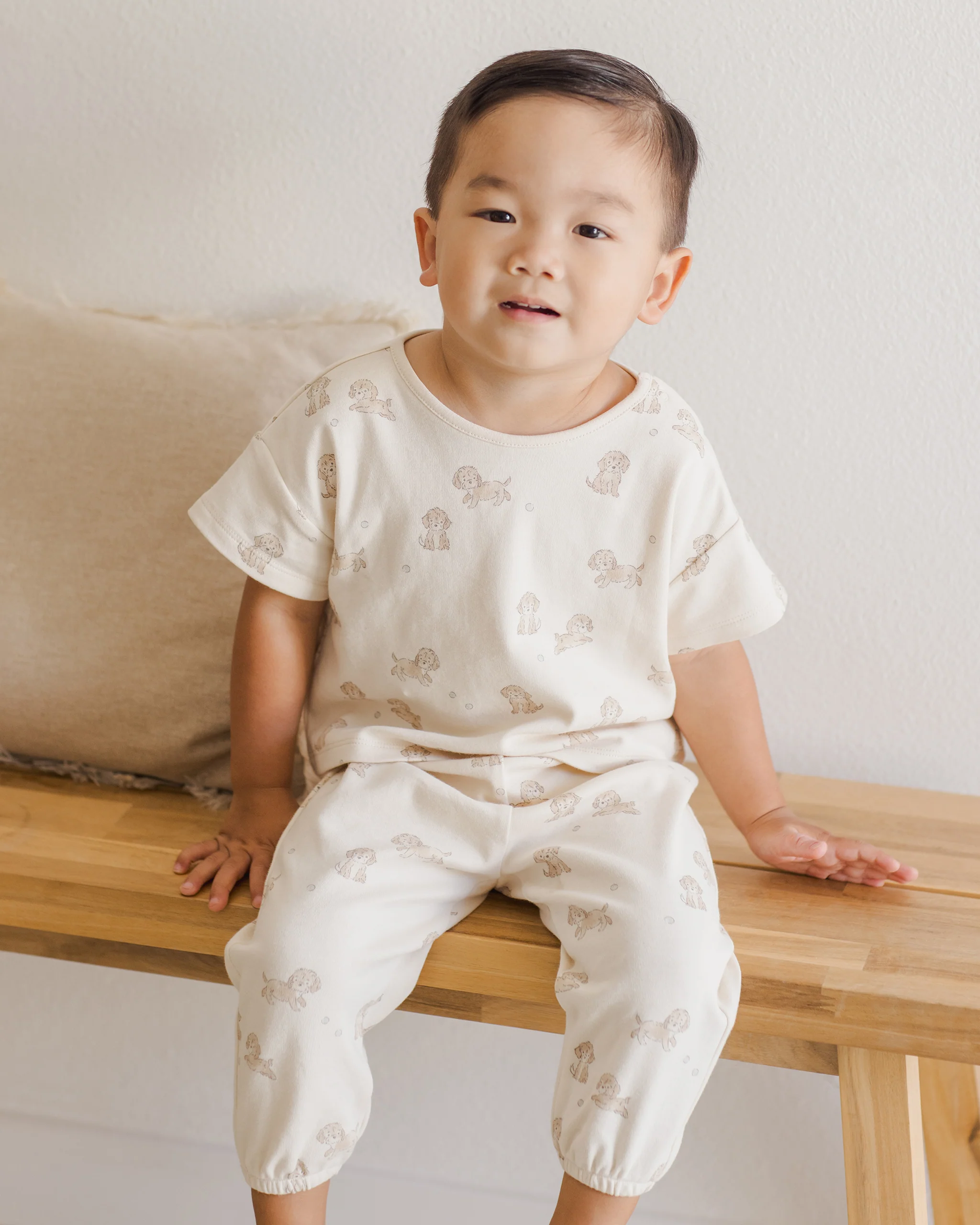 Jersey Tee + Pant Set - Puppies - Image 2