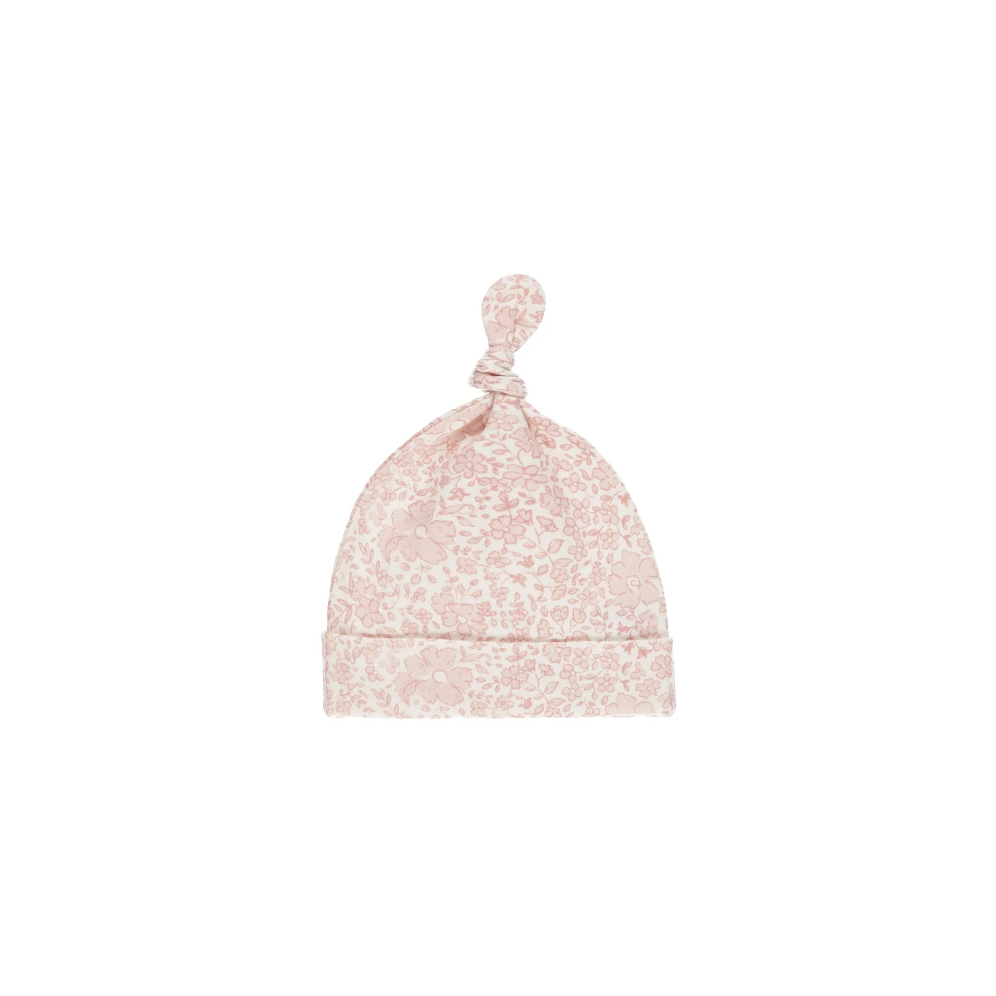Knotted Baby Hat - Pink Blossom