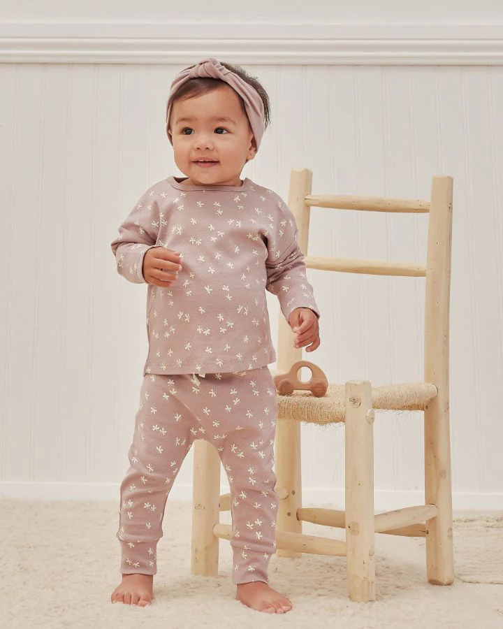 Quincy Mae Long Sleeve Tee | Butterflies - Image 2