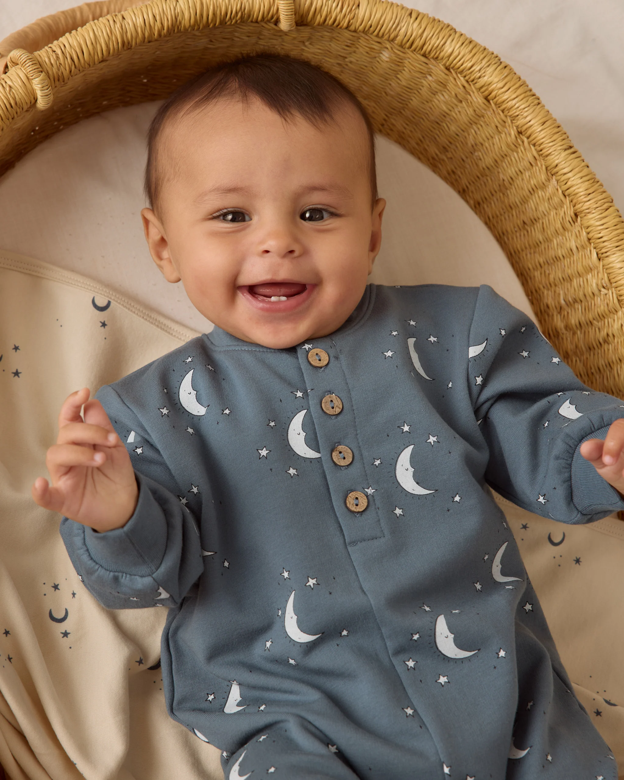 Relaxed Fleece Jumpsuit - Silver Moons - Image 4