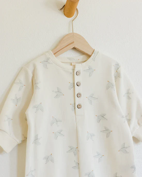 Relaxed Jumpsuit - Birds - Image 3