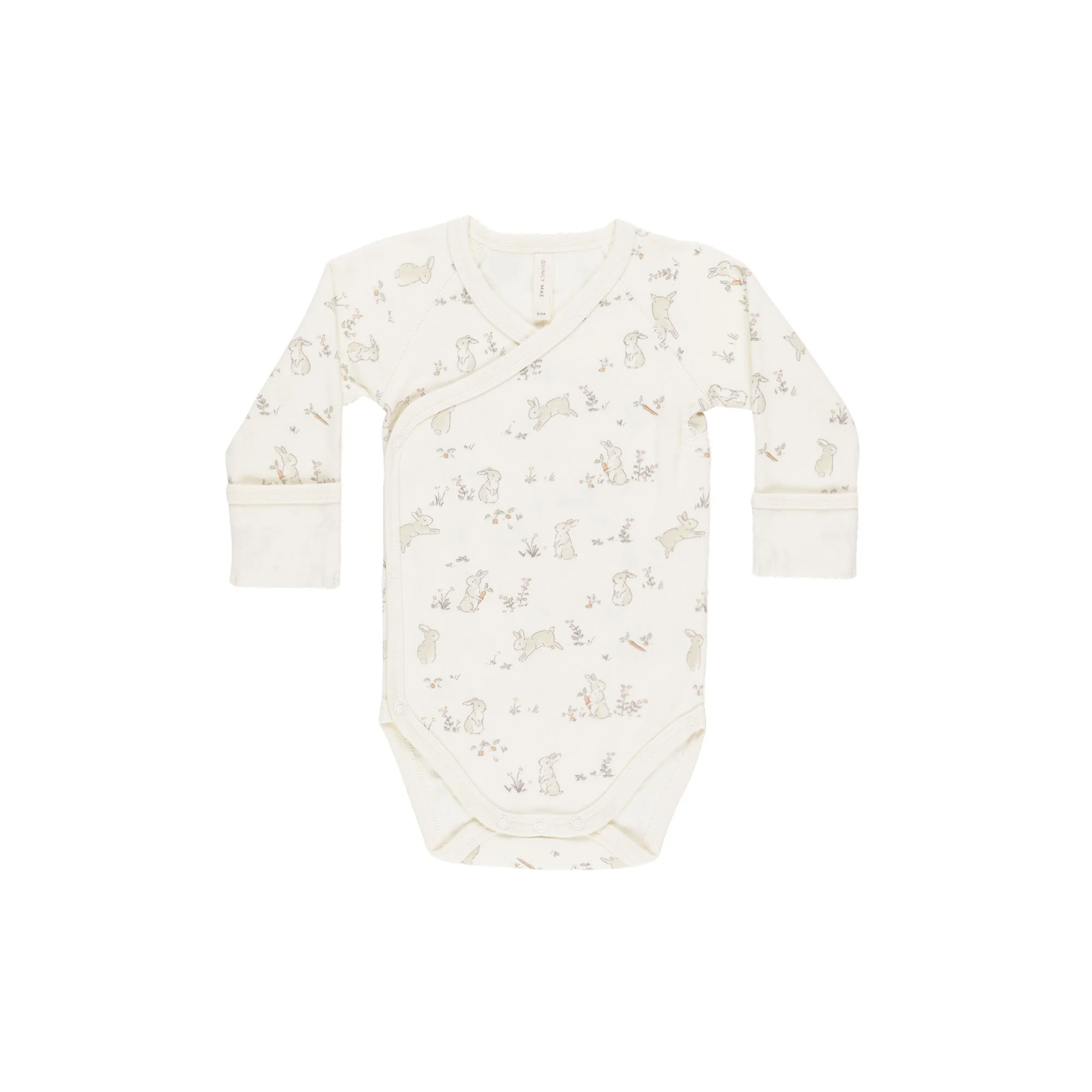 Side Snap Bodysuit - Bunnies
