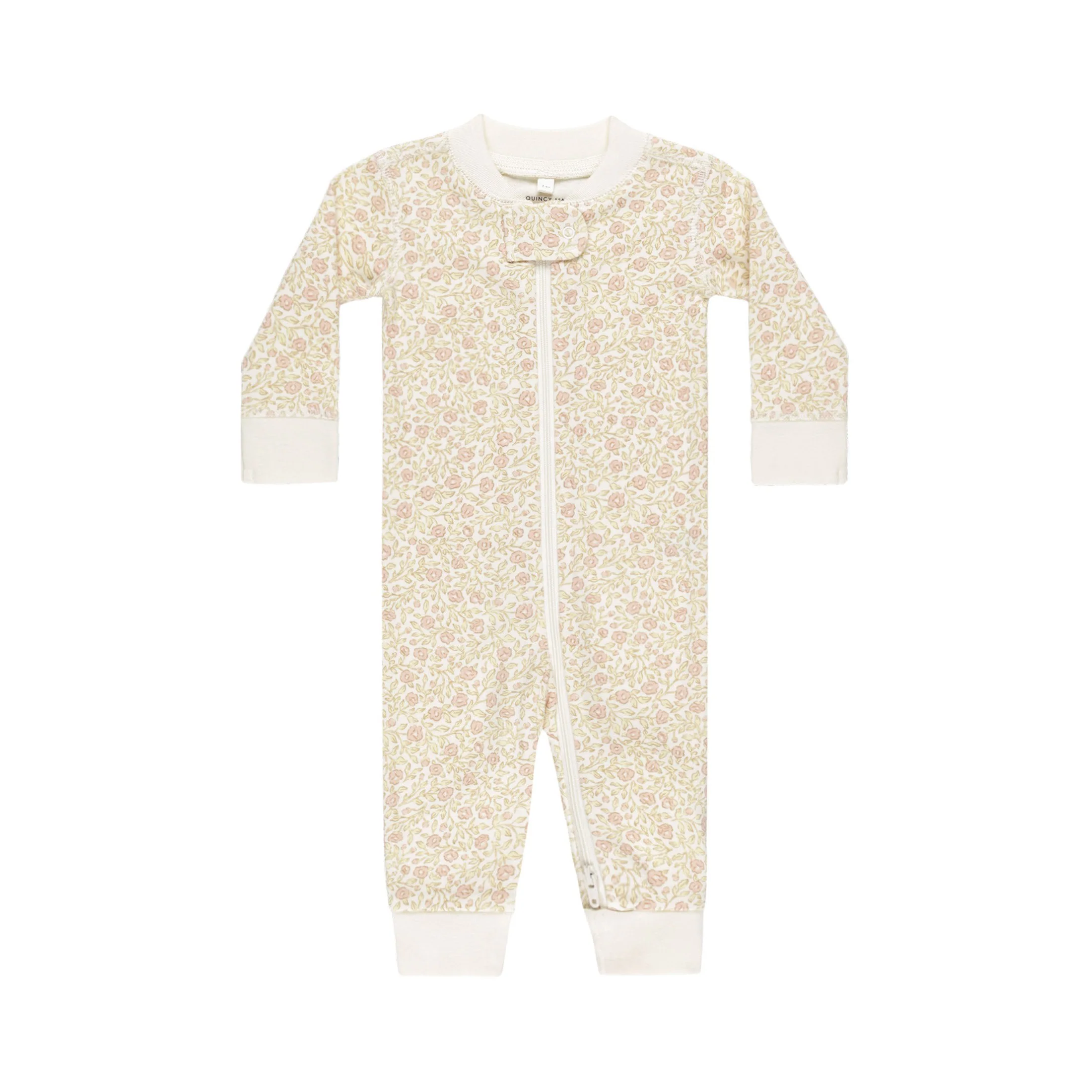 Zip Longsleeve Sleeper - Primrose