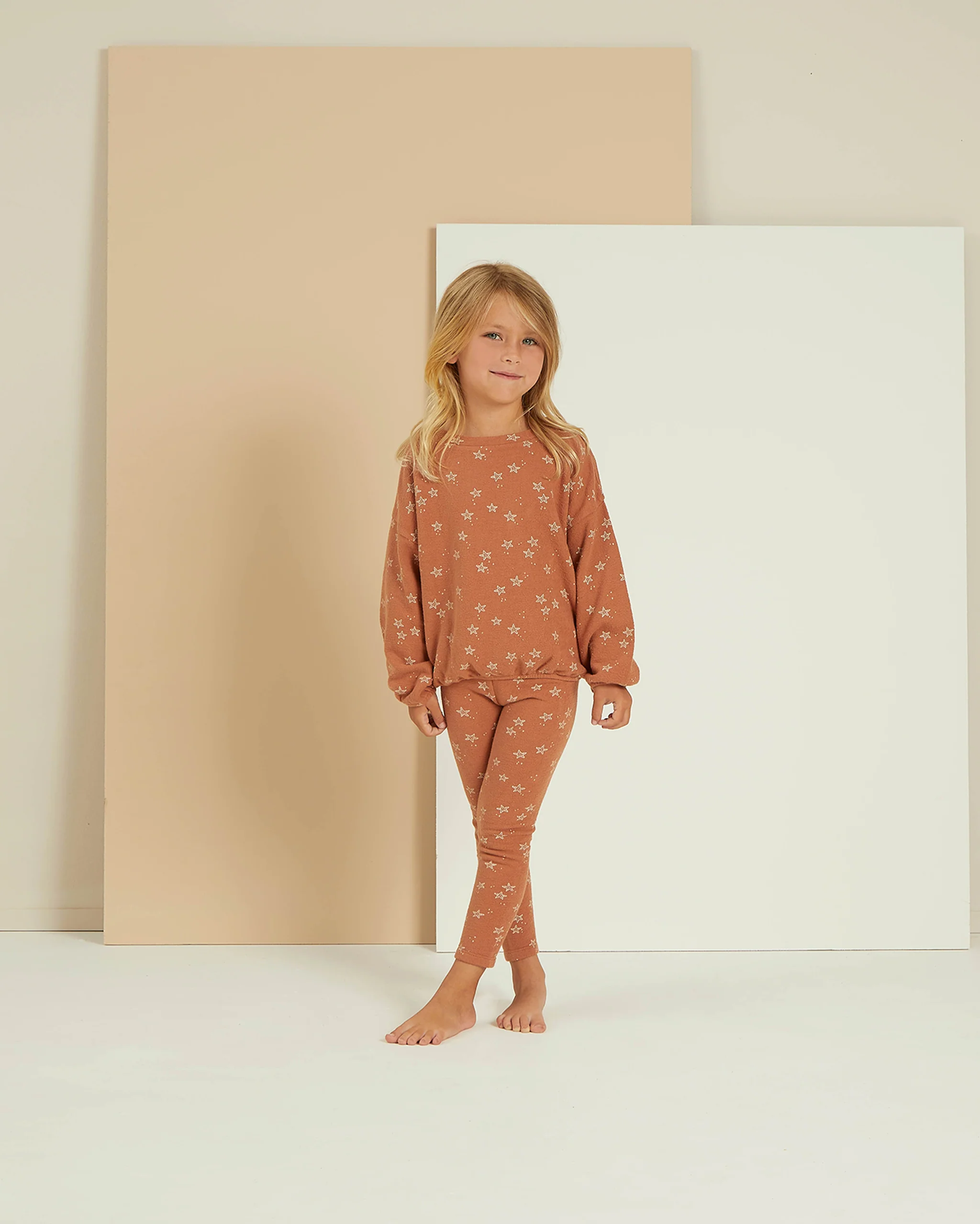 Rylee + Cru Slouchy Pullover - Starfish - Image 2