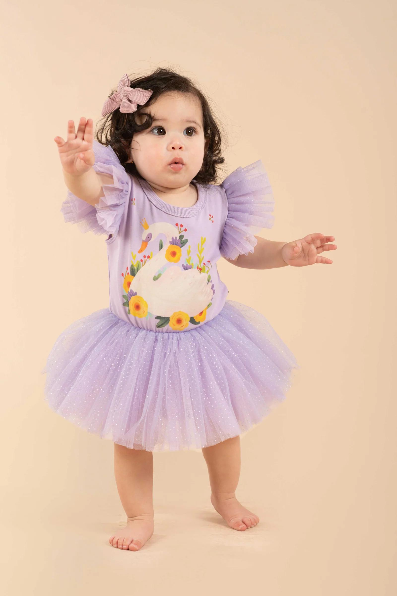Rock Your Baby Princess Swan Baby Circus Dress - Image 2