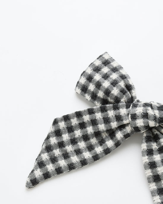Bow - Black Gingham - Image 2