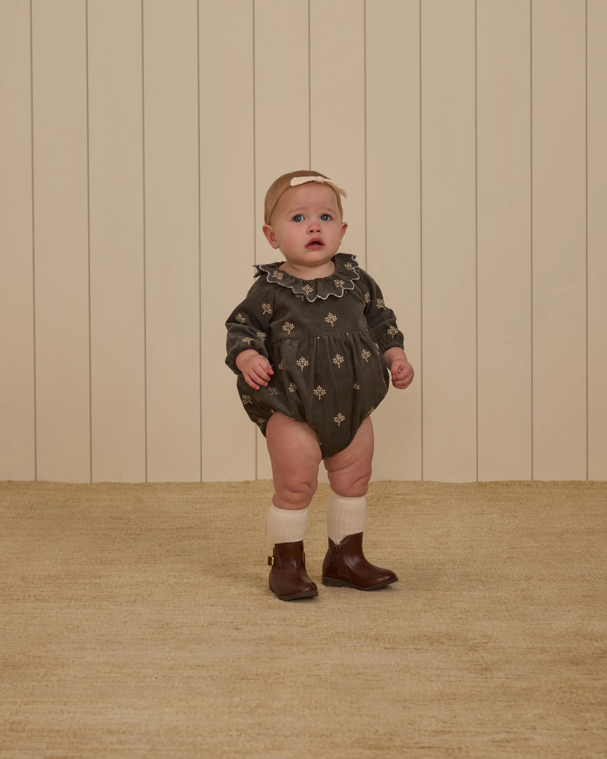 Rylee + Cru Freya Romper - Forest Floral - Image 2