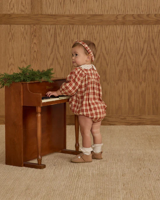 Heidi Romper - Red Plaid - Image 4