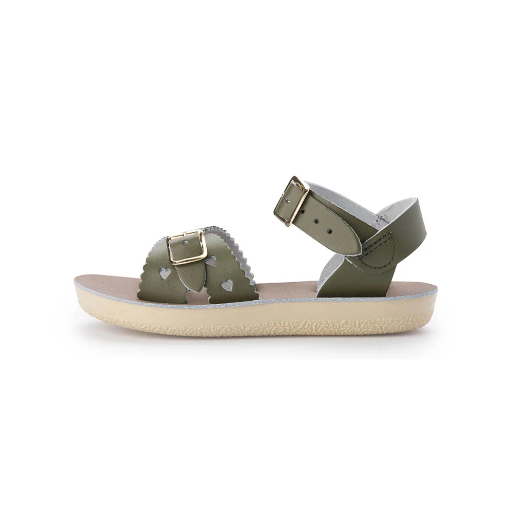 Saltwater Sandals Sun San Sweetheart - Olive - Image 3