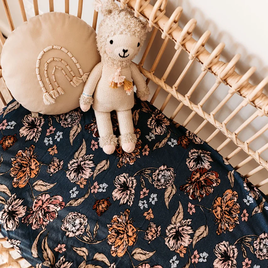 Snuggle Hunny Bassinet Sheet/Change Pad Cover - Belle