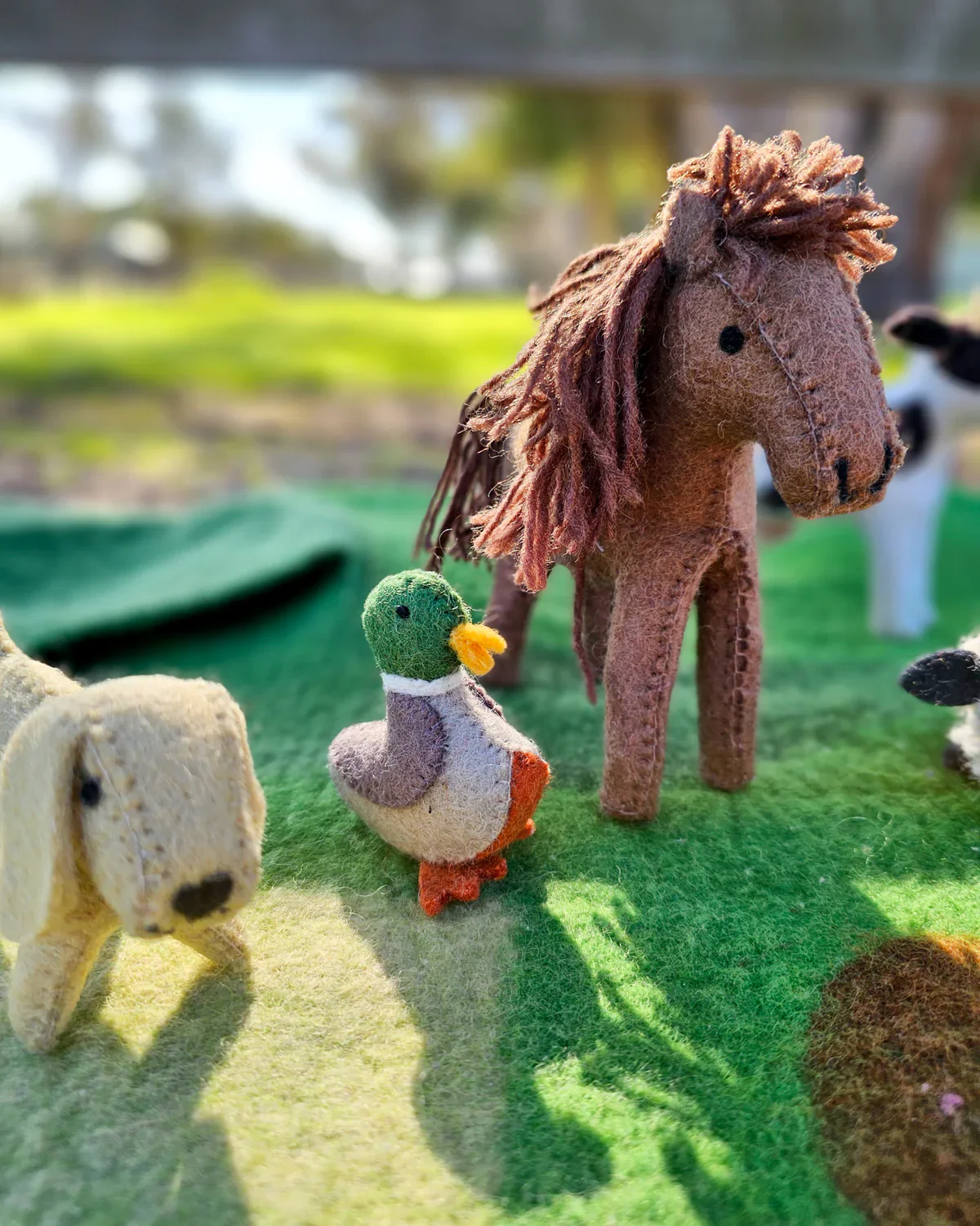 Felt Dog Farm Animal Toy - Image 3