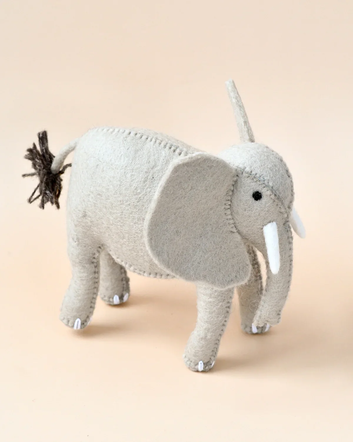 Felt Elephant Soft Toy for Safari Play - Image 4