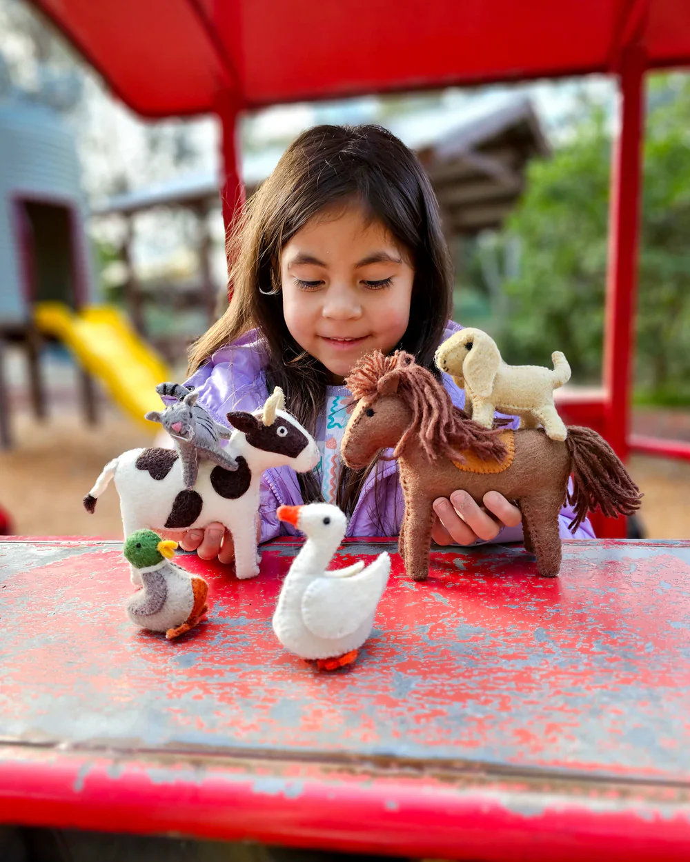 Felt Farm Animals Set of 10 - Farm Animals - Image 5