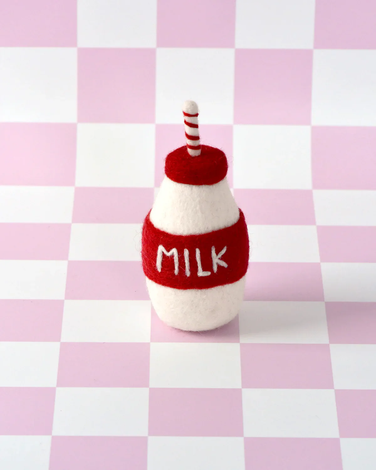 Felt Santa's Milk Bottle - Image 3