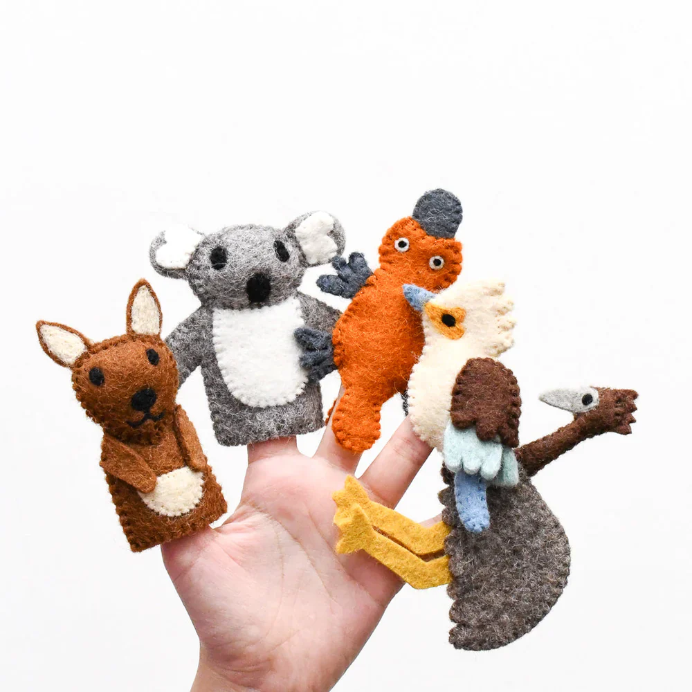 Finger Puppet Set - Australian Animals A - Image 2