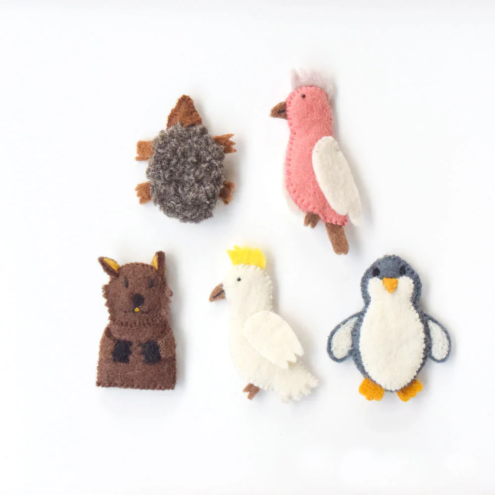 Finger Puppet Set - Australian Animals B - Image 3