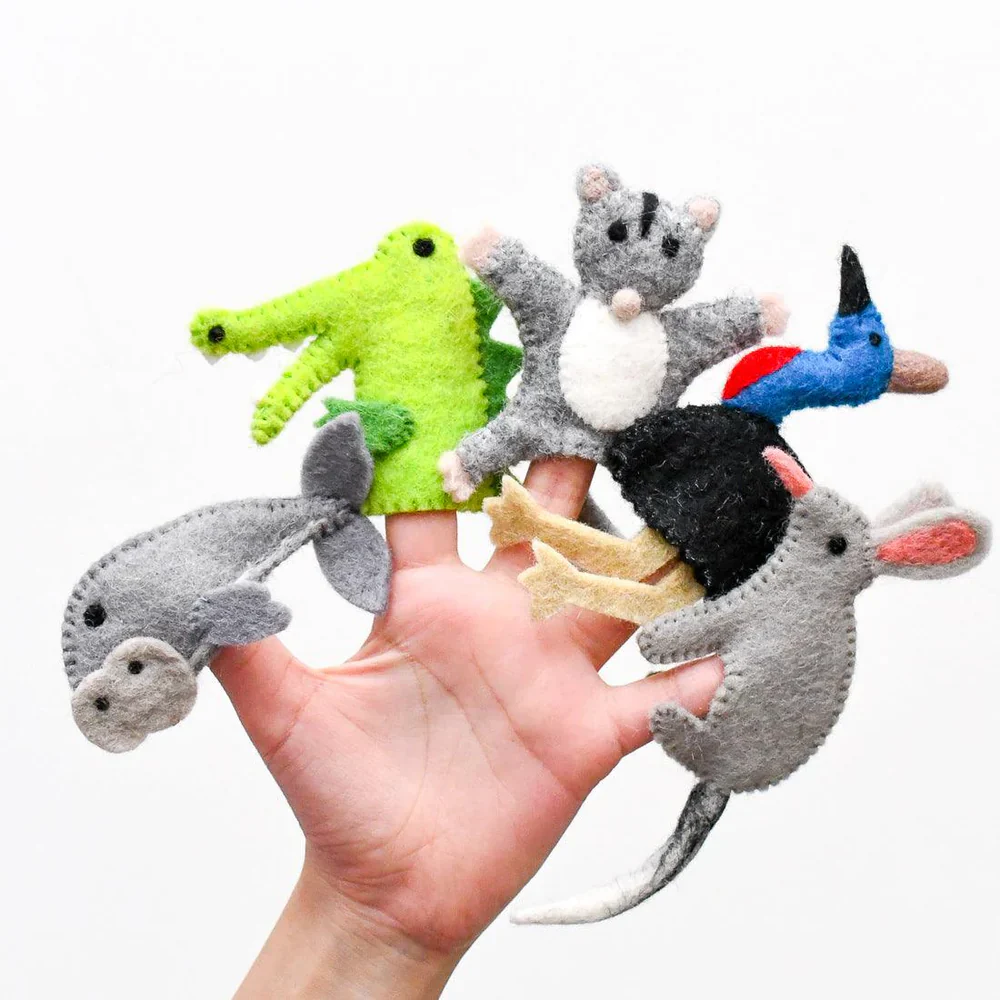 Finger Puppet Set - Australian Animals  C - Image 2