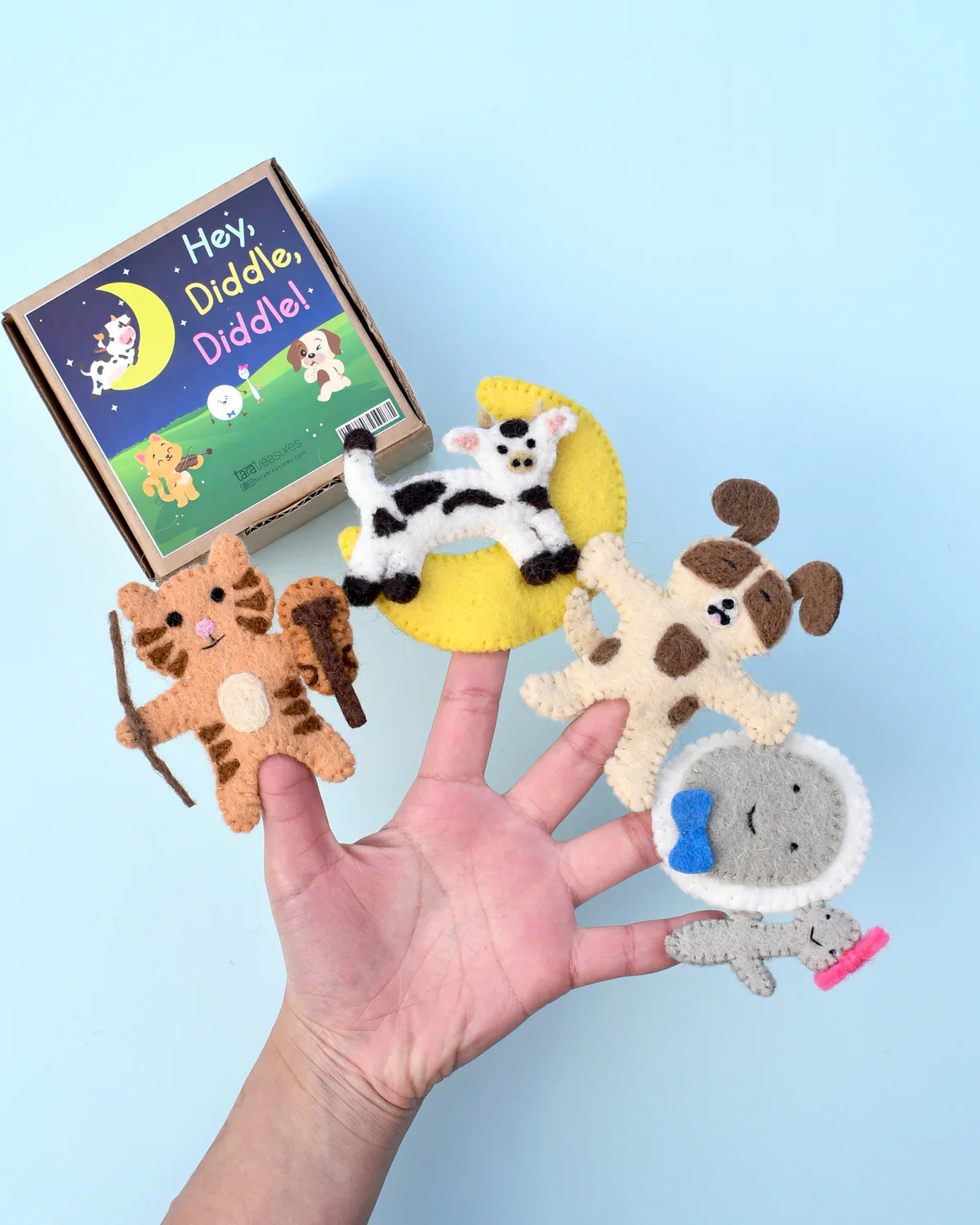 Finger Puppet Set - Hey Diddle - Image 2