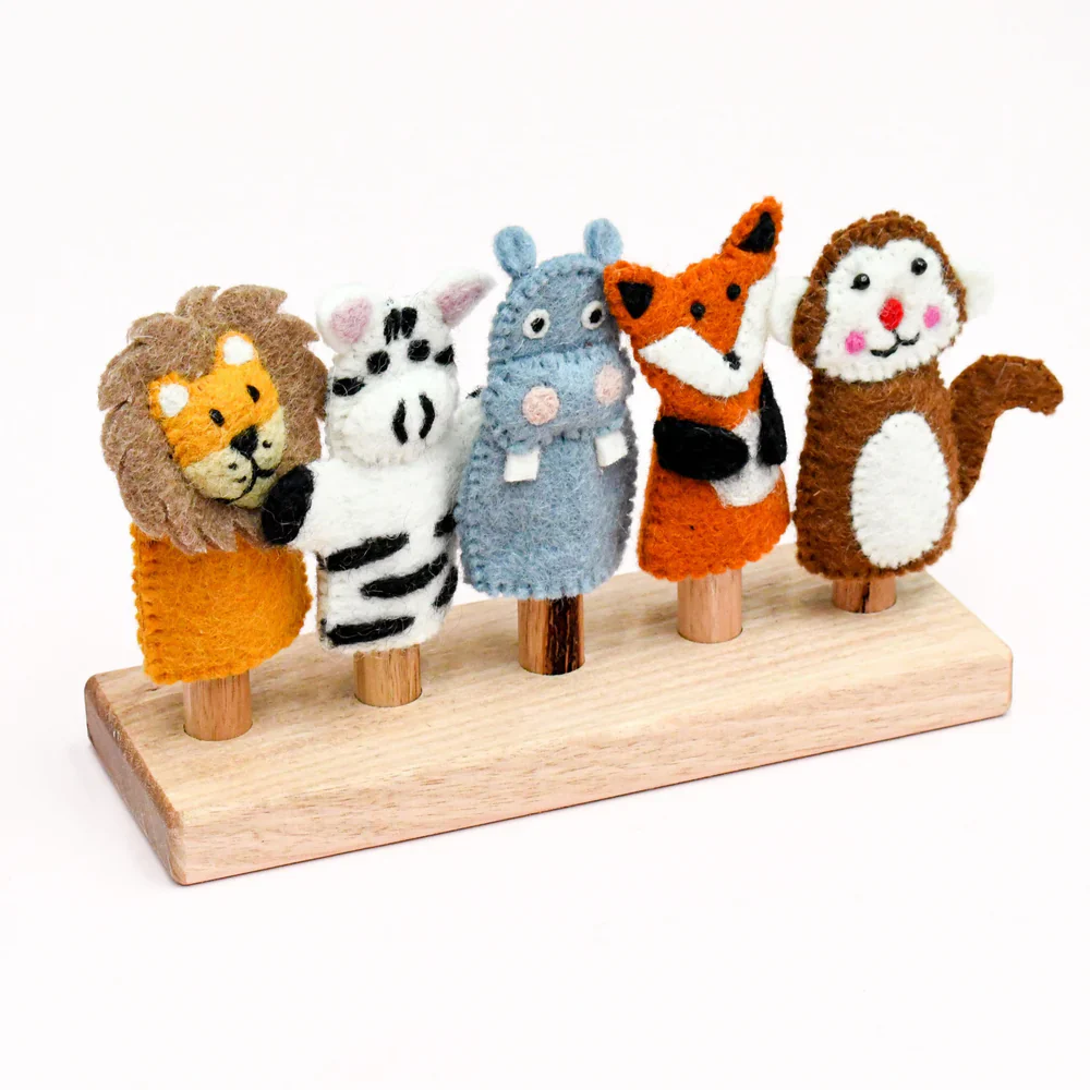 Finger Puppet Stand - 5 Rods - Image 2