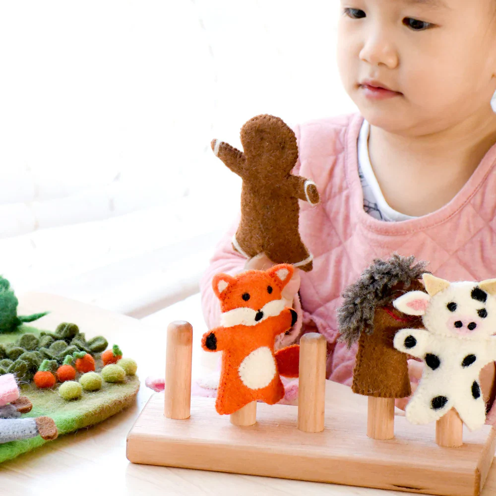 Finger Puppet Stand - 5 Rods - Image 3