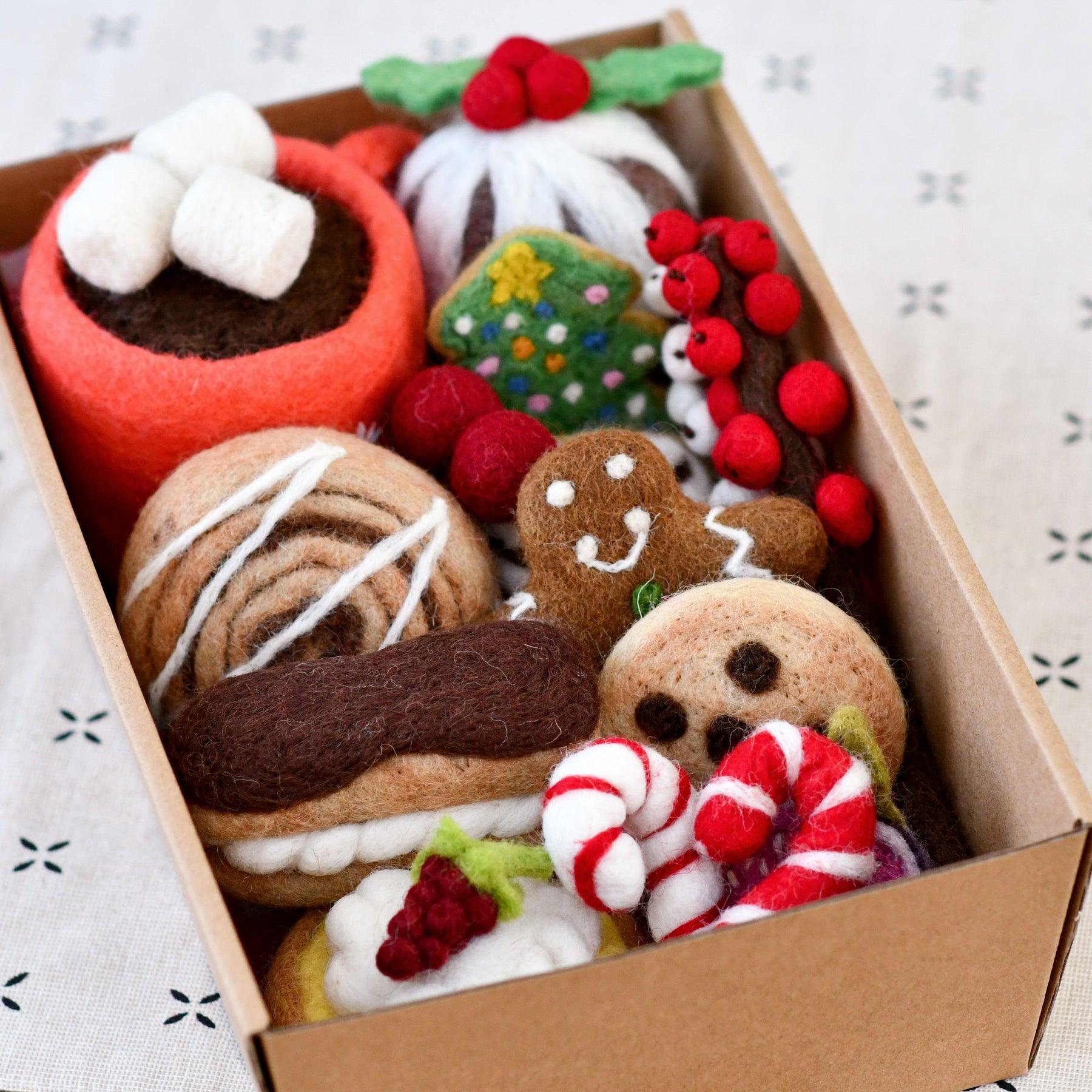Grazing Box of Christmas Felt Play Food - Set A - Image 2