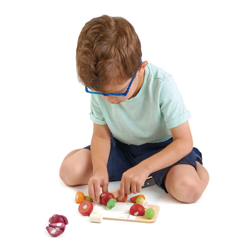 Mini Chef Chopping Board with Vegetables - Image 3