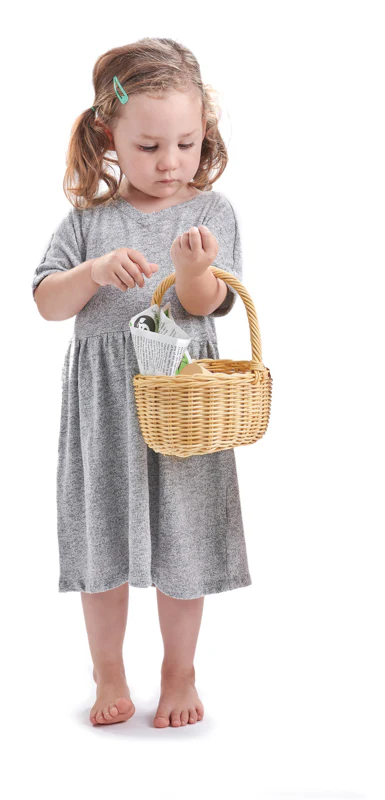 Wicker Shopping Basket Set - Image 6