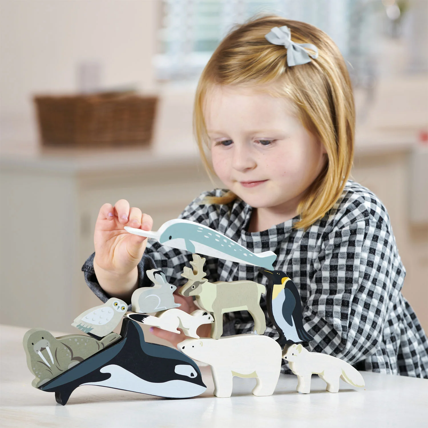 Wooden Polar Animal Set - Image 5