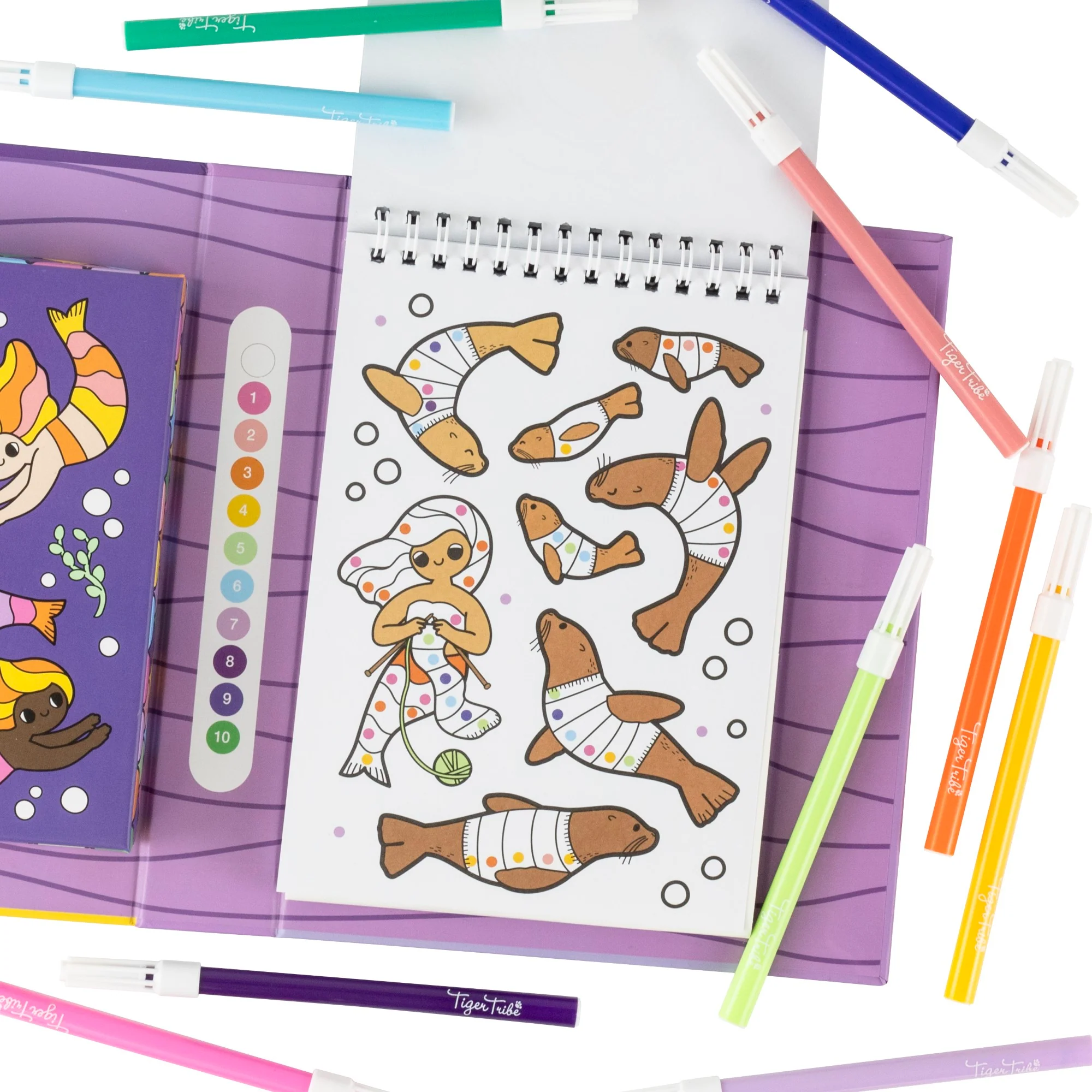 Colour by Numbers - Mermaids and Friends - Image 4