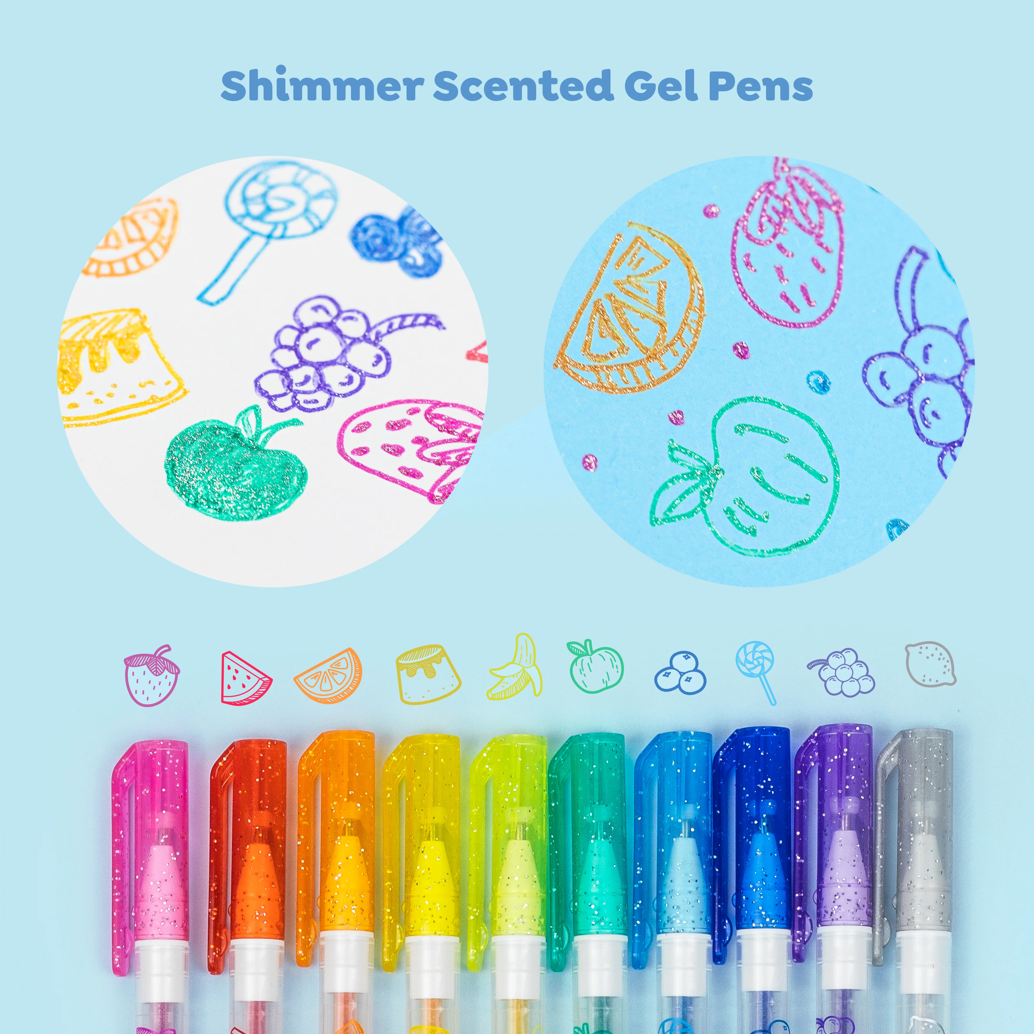 Shimmer Scented Gel Pens - Image 3